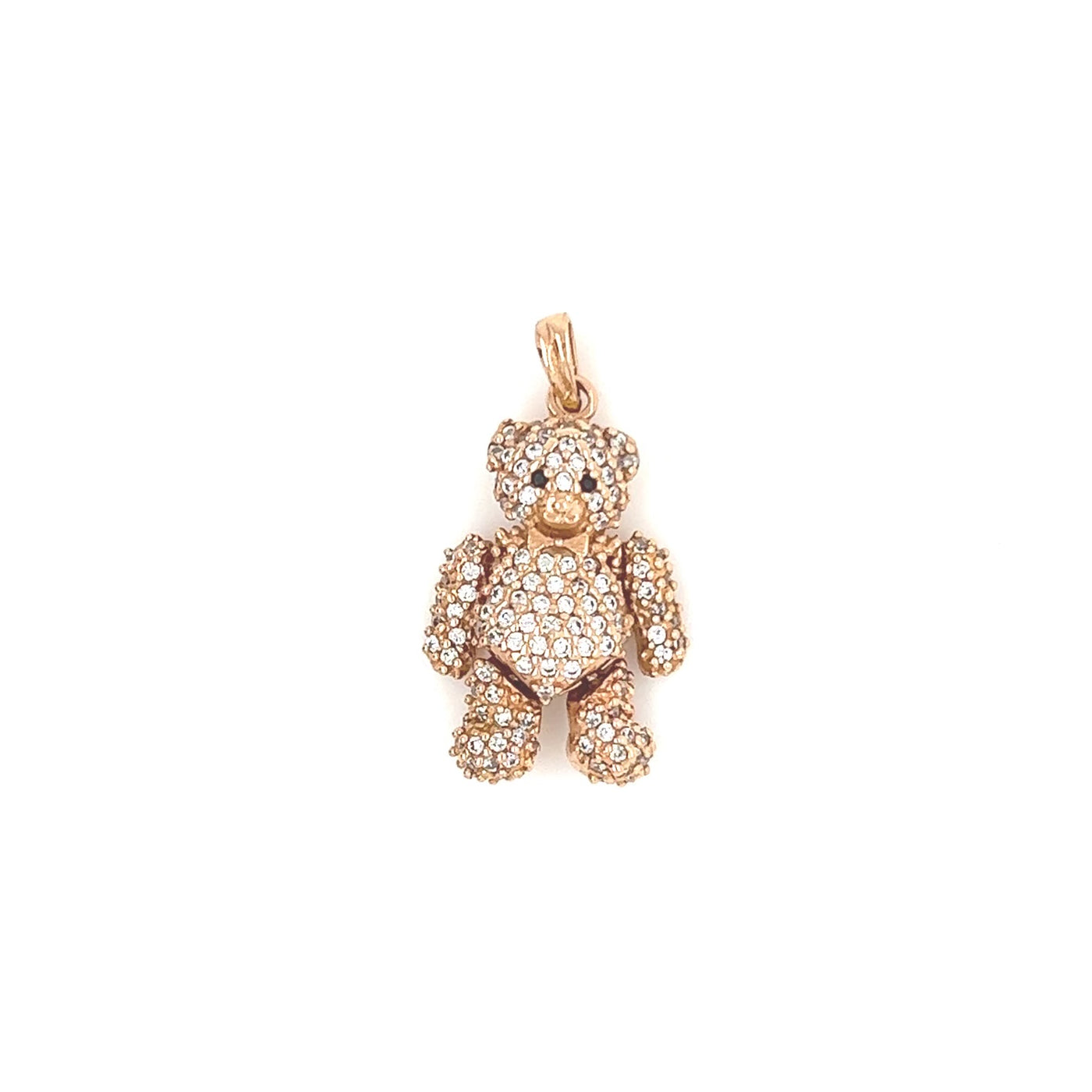 Little Bear Charm / Pendant with Movable Parts- Child & Young Adult