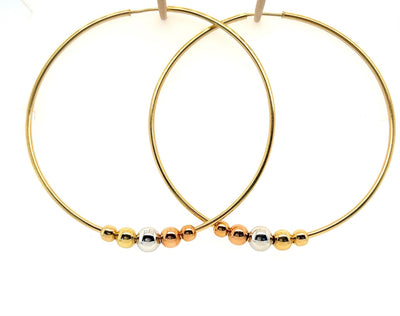 Set of Bracelet  and Large hoops