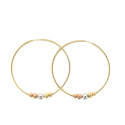 Set of Bracelet  and Large hoops