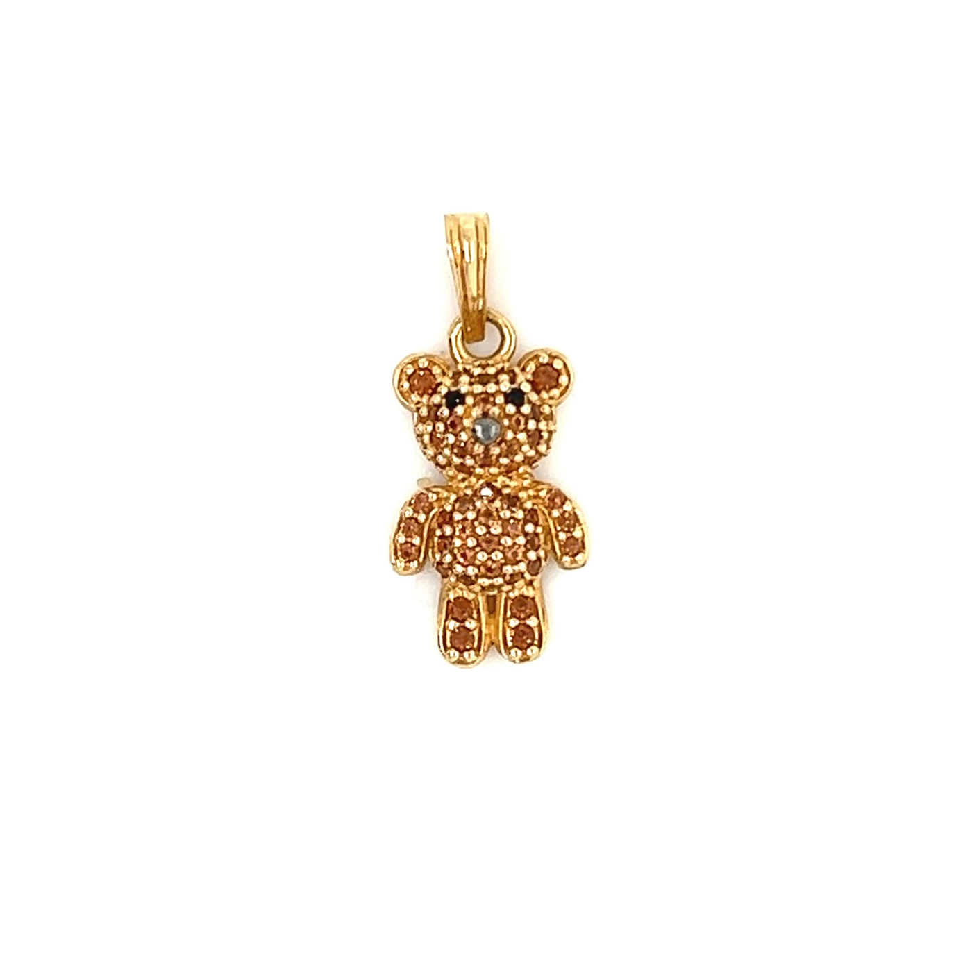 Little Bear Pendant with Rubies-Child